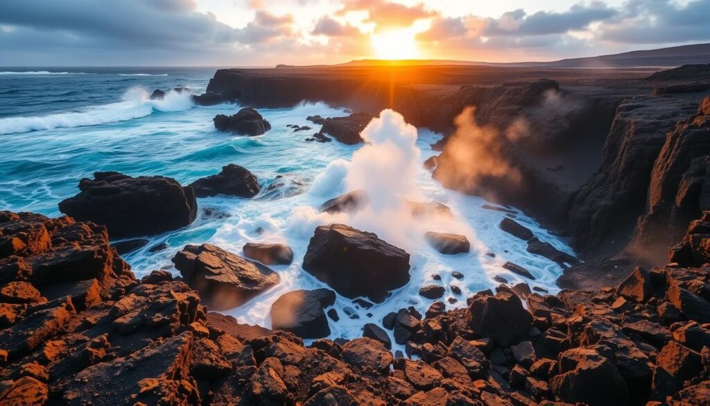 Los Hervideros, Lanzarote,