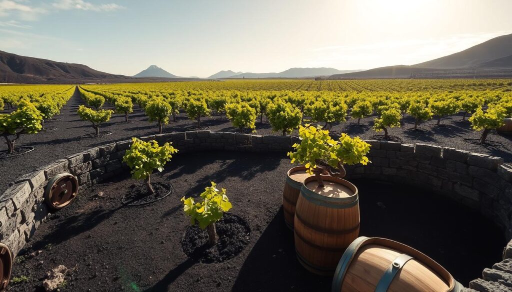 Proceso de vinificación en Lanzarote Proceso de vinificación en Lanzarote