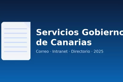 correo electrónico del Gobierno de Canarias