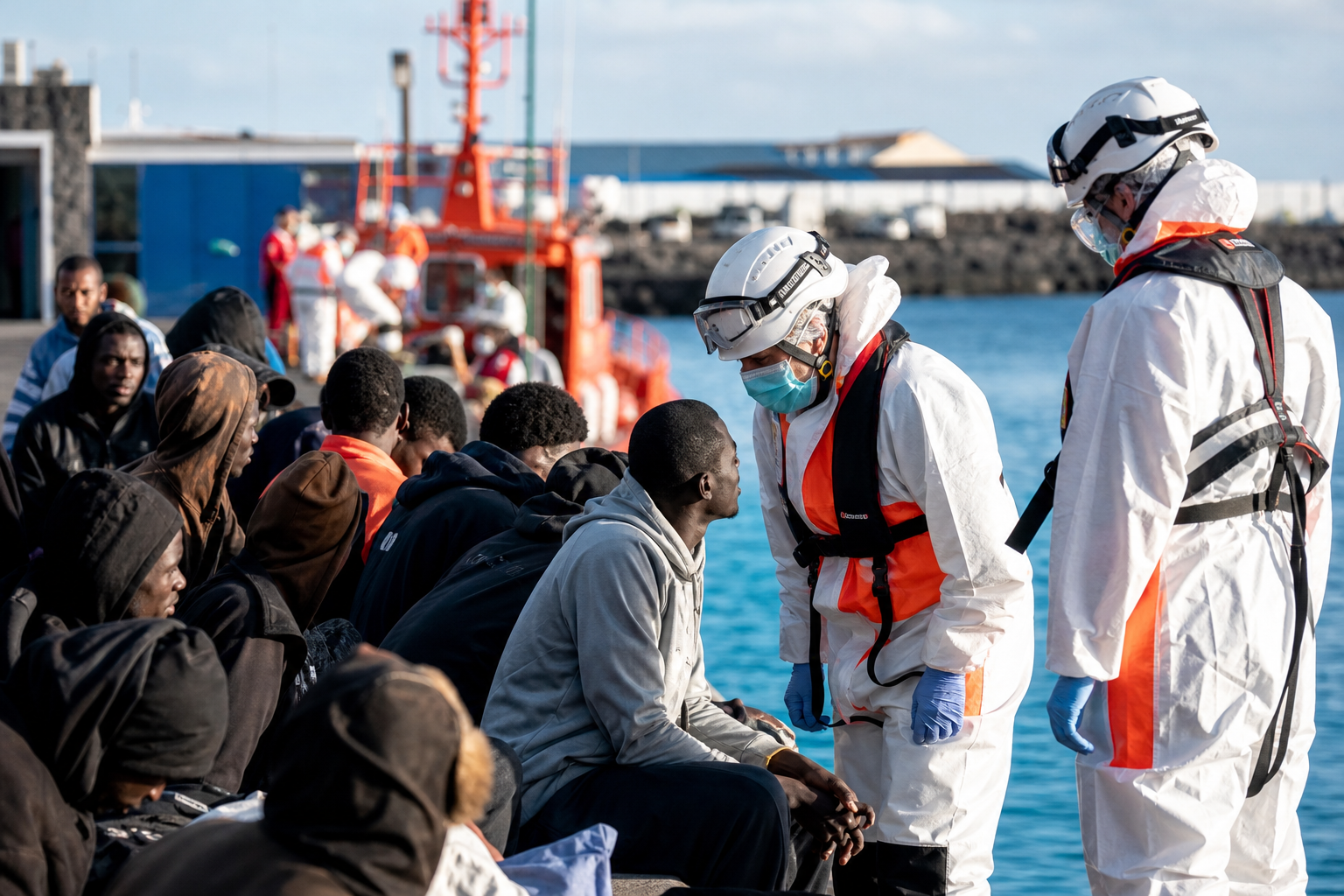 Imagen relacionada con Cuatro cayucos dejan más de 400 personas llegadas a El Hierro en una sola jornada